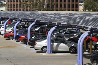 solar panels for parking lots